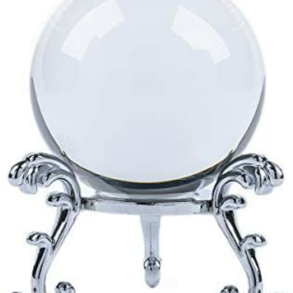 Pick color! Crystal Ball with silver colored stand - Picture 5 of 14